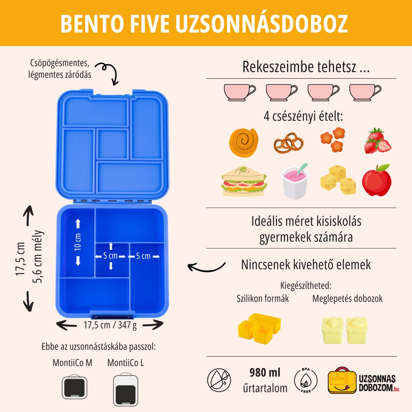 Bento Five - Blueberry