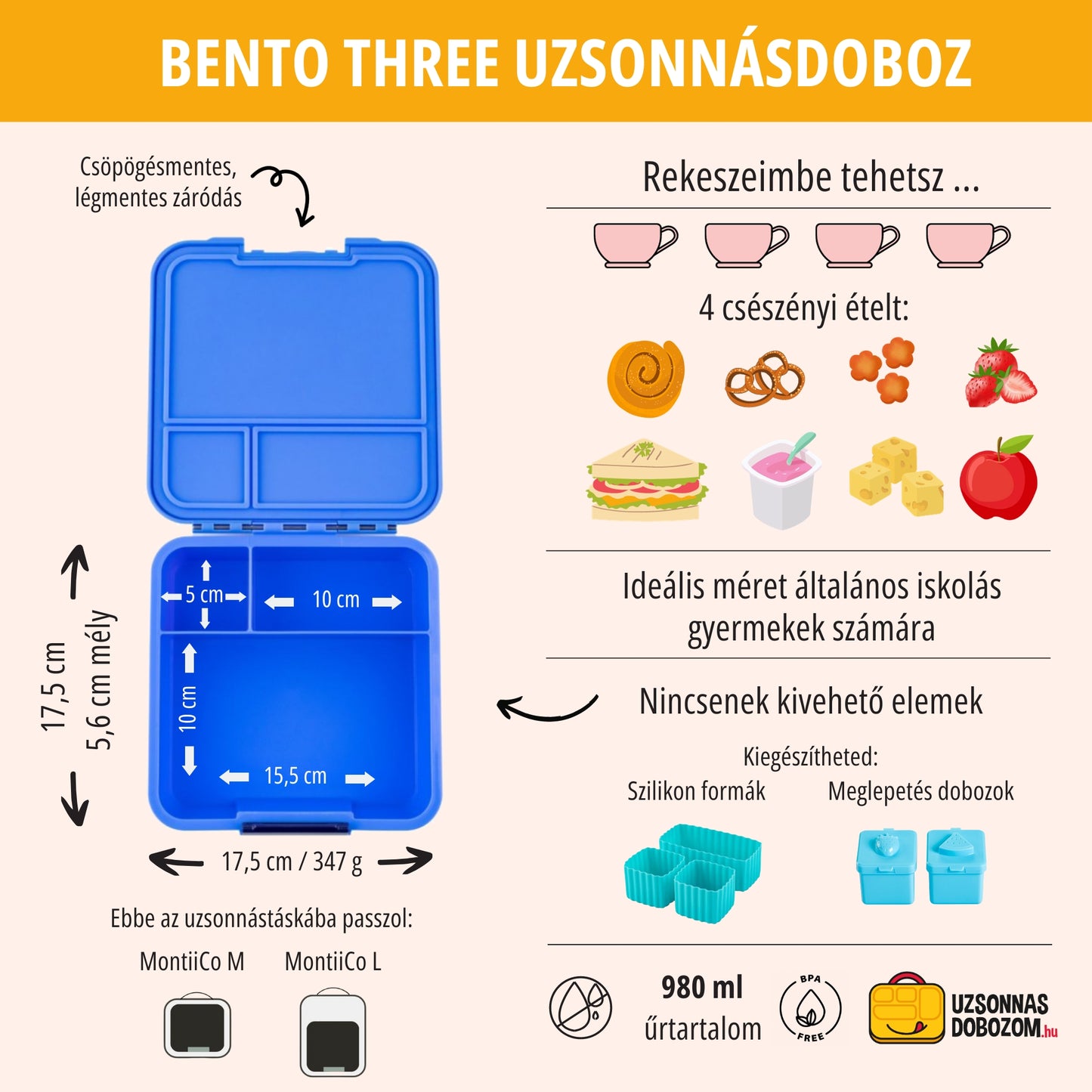 Bento Three - Blueberry