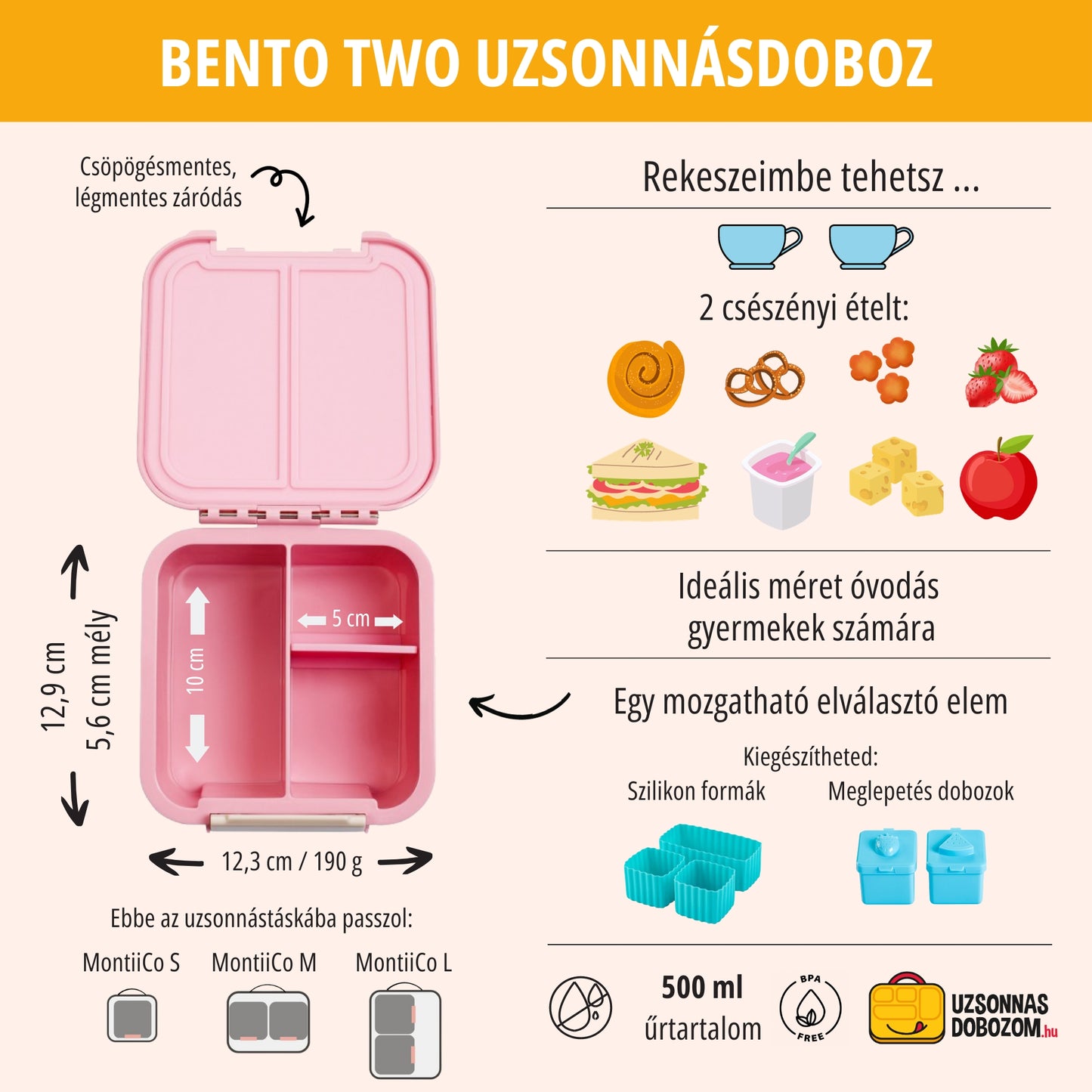 Bento Two - Blush Pink