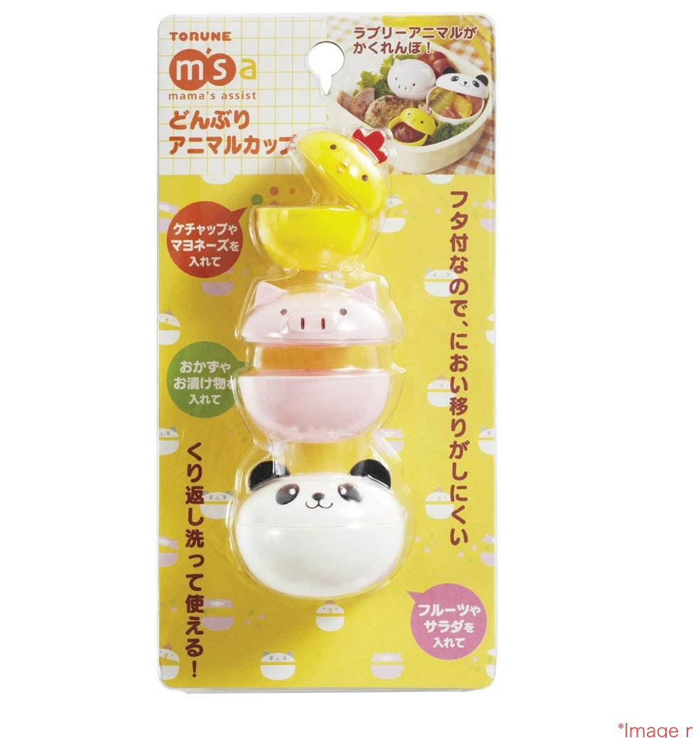 Állatos mini tégelyek (3 db)