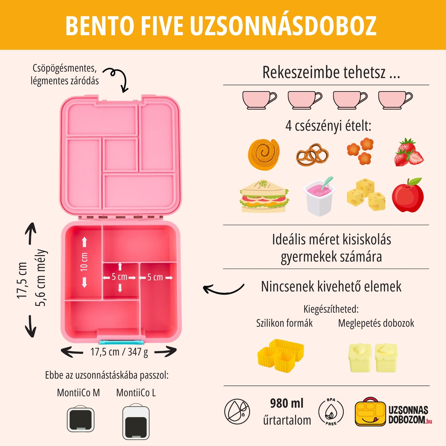 Bento Five - Strawberry