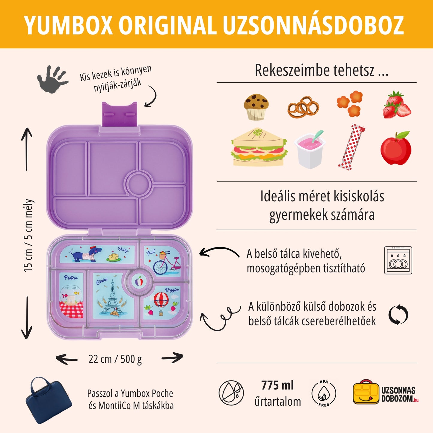 Yumbox Original Roar Red / Rocket