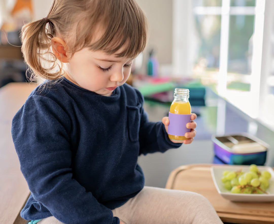 Lekkabox Juicy - Mini üveg szilikon pánttal (60 ml)