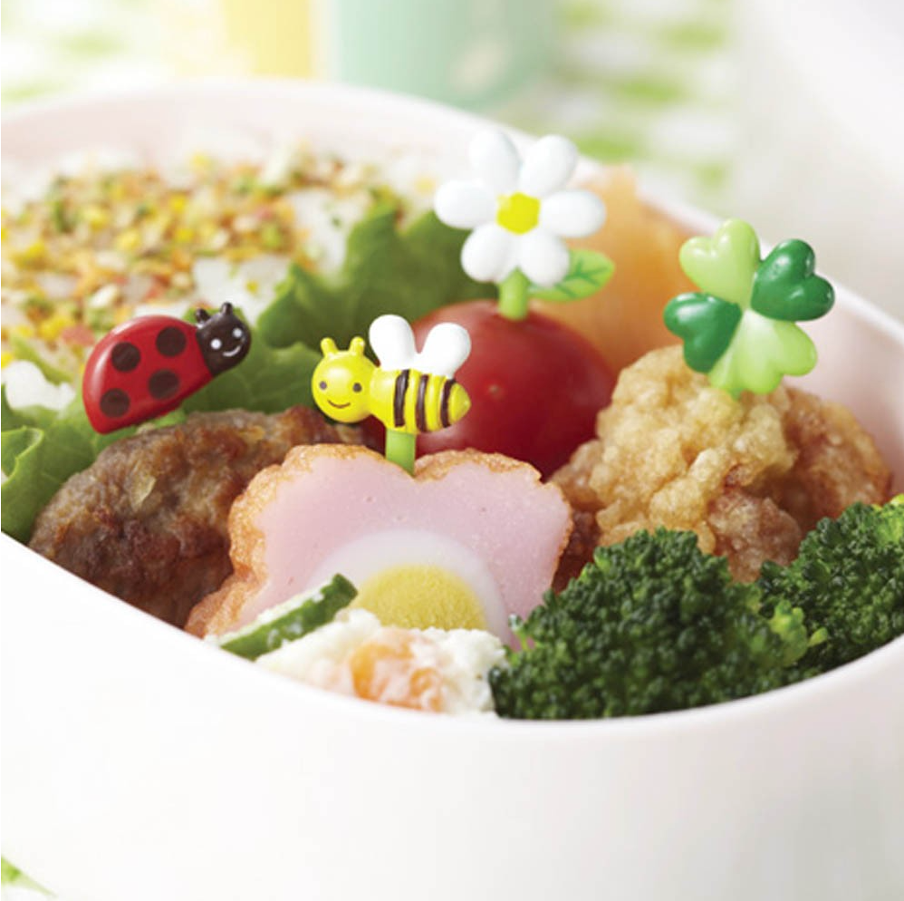 8 db mini nyárs - méhecskés, virágos