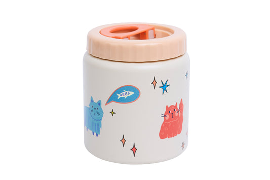 The Cotton Cloud 500 ml ételtermosz - Meowtiful Cats