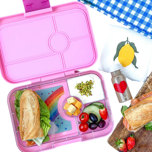 Yumbox Tapas XL Capri pink / Rainbow (4 rekeszes)