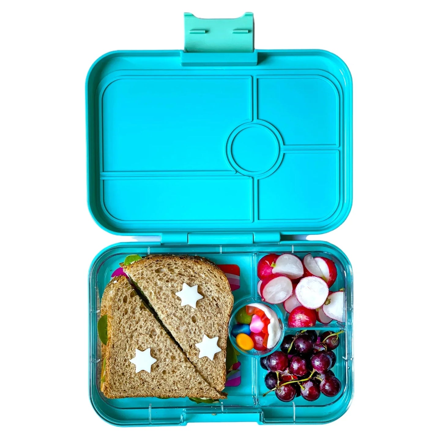 Yumbox Tapas XL Antibes blue / Rainbow (4 rekeszes)