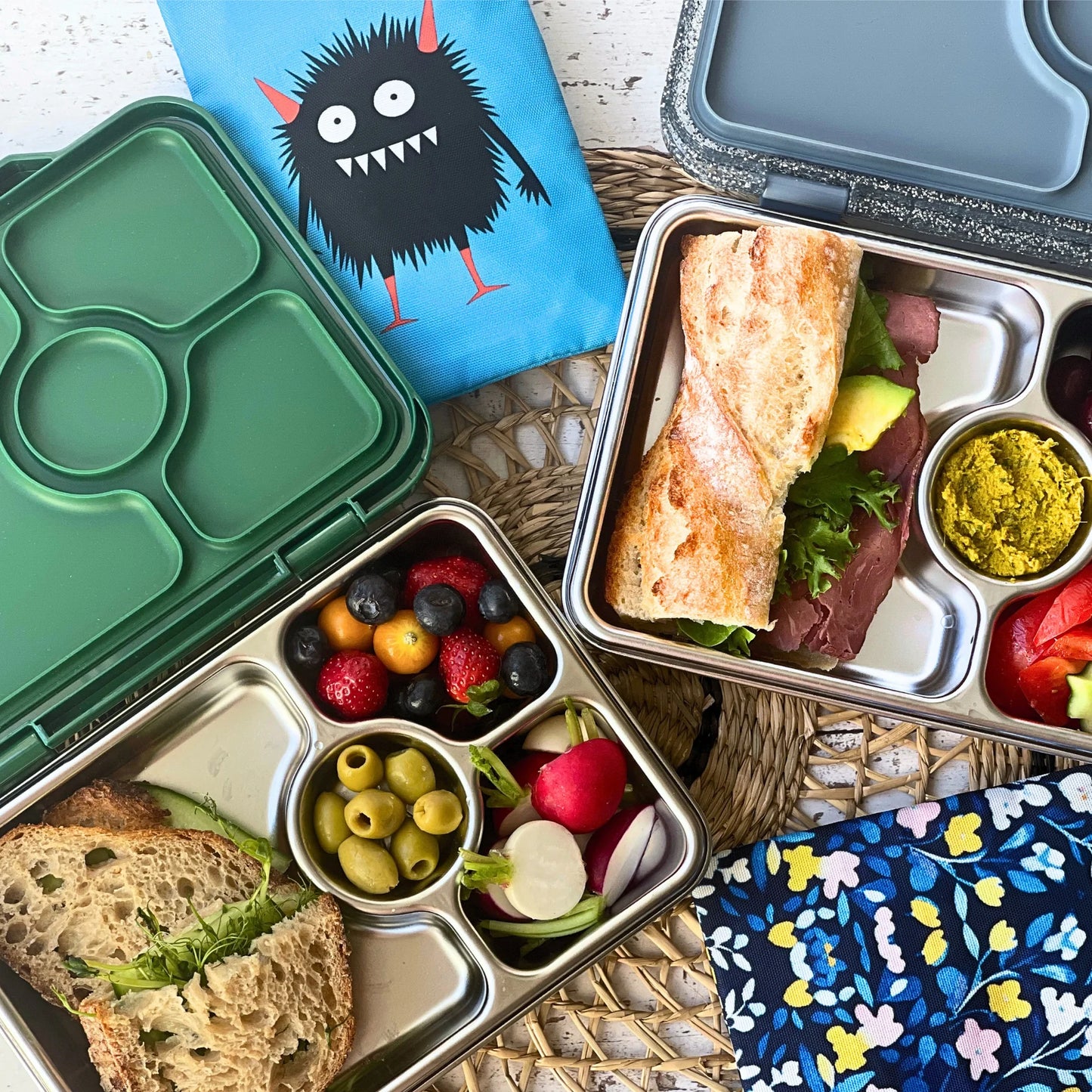 Yumbox Pret Paris Blue Glitter