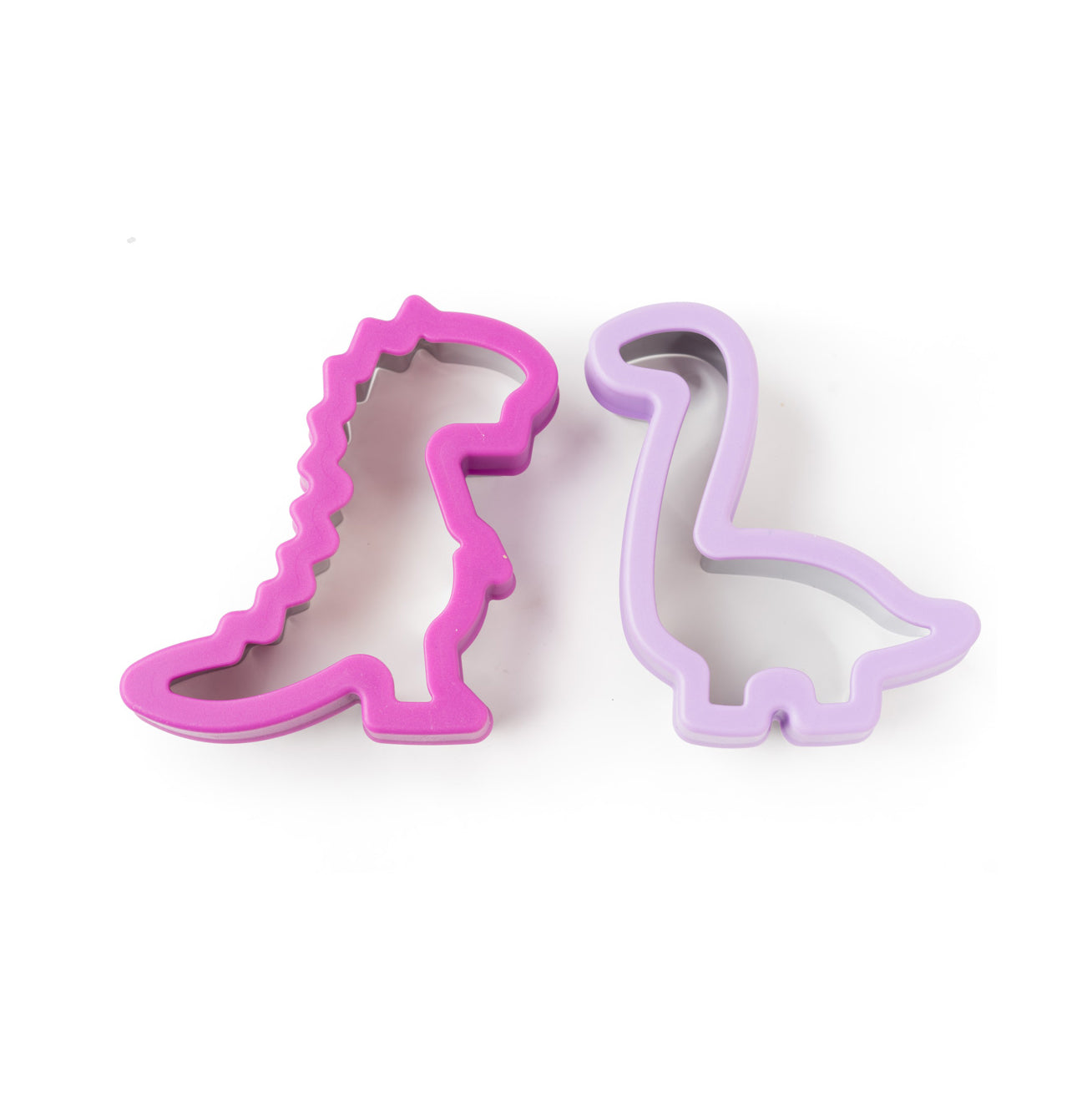 Szendvics kiszúró - Nagy dinoszauruszok - pink és lila (2 db)
