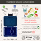 Yumbox Snack Monte Carlo Blue / Navy Clear