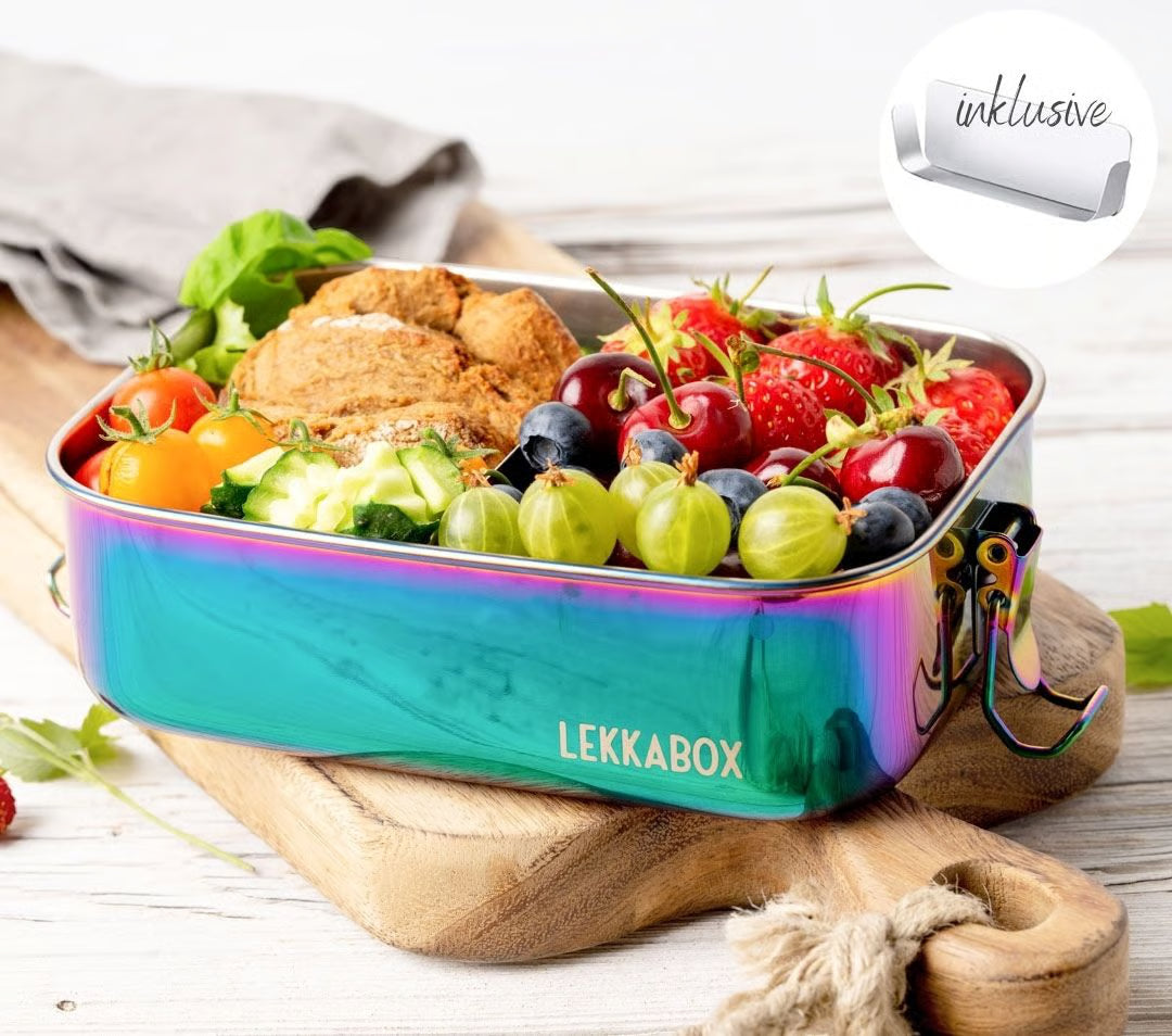 Lekkabox Rainbow Safe 1000 ml - rozsdamentes uzsonnásdoboz