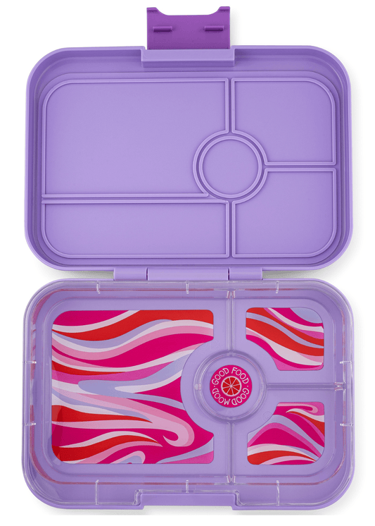 Yumbox Tapas XL Ibiza purple / Groovy (4 rekeszes) - uzsonnasdobozom.hu